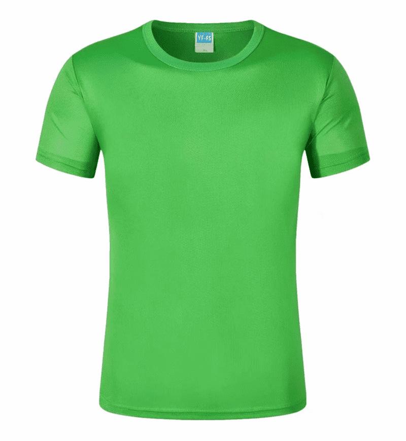Custom Logo Quick-Dry Round Neck T-Shirt for Marathon, Sports, and Team Uniforms