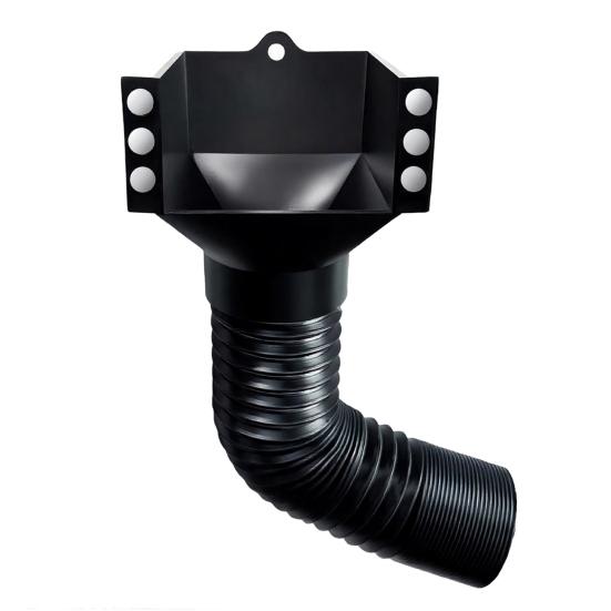 Magnetic Pellet Cleanout Grill Helper Slide Funnel Efficient Pellet for Hoppers Cleanout
