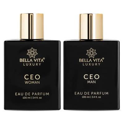 Conjunto Eau de Parfum SEO (2x100ml), Conjunto Eau De Parfum CEO Man e CEO Woman,