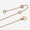 BVLGARI B.ZERO1 Design Legend Necklace Be zero one K18 Pink Gold/ceramic 13.4g Women Used