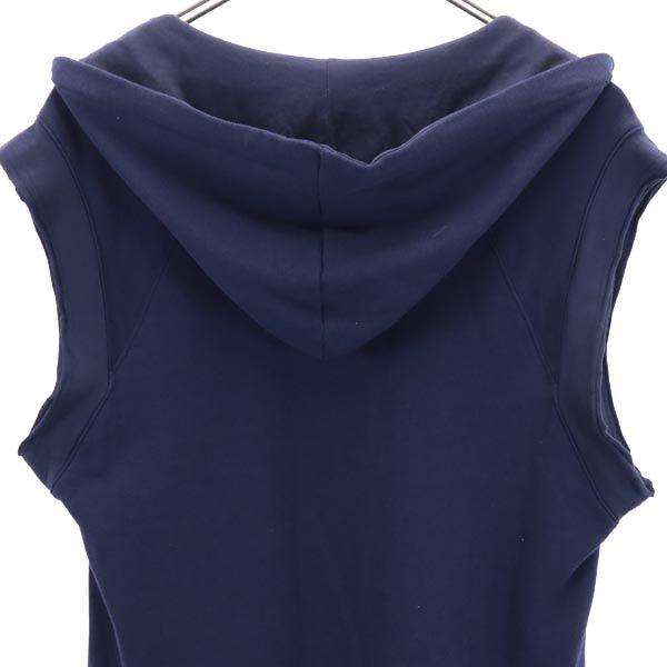 Y-3 Logo Embroidery Short Sleeve French Sleeve One Piece S Navy Women Used