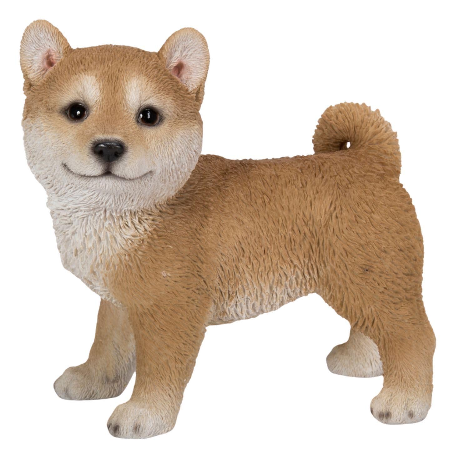 

Ubia Sideways Shiba Inu x x Realistic and Perfect for Garden Decoration Figurine, 18.5 11.5 18cm, Cute, (H19309-3)