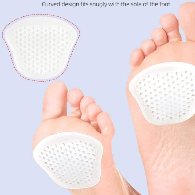 6Pairs Anti Blisters Insoles Anti Chafing Fabric Forefoot Protectors Adhesive Shoe Cushion Pad For Women High Heel