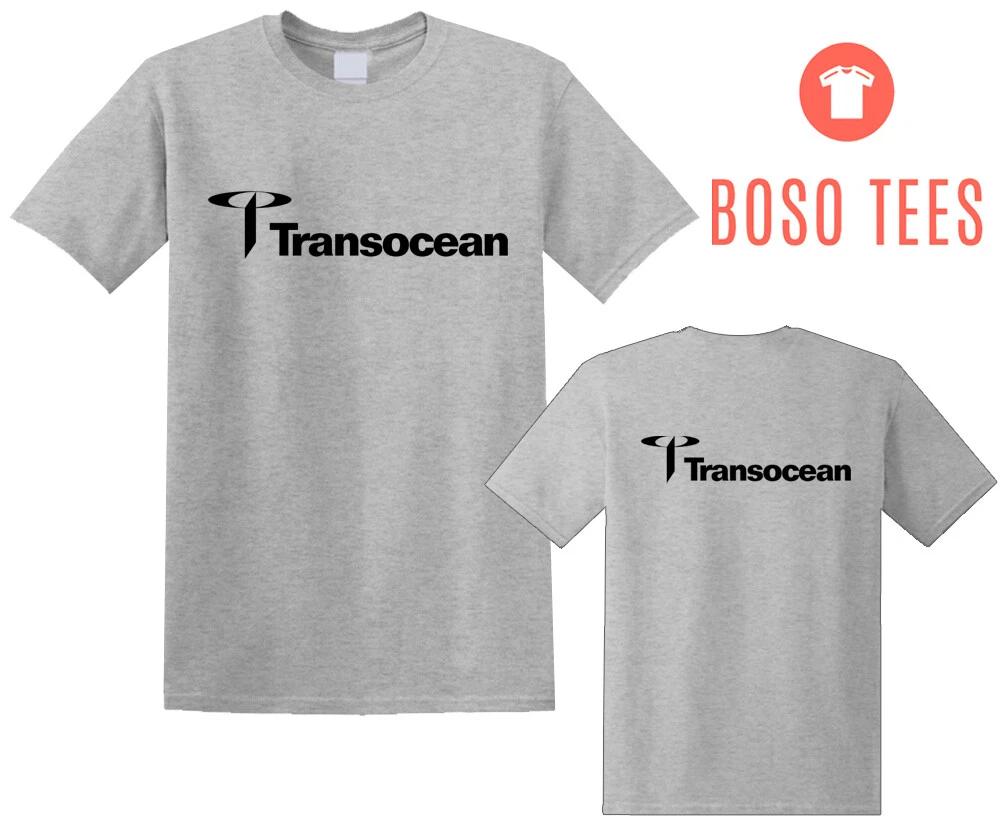 Transocean Drilling Company Men Grey Size S-5XL 4XL