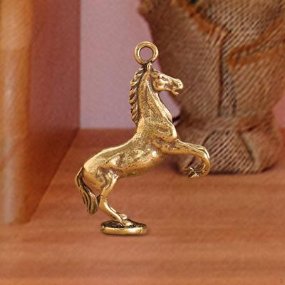 Pferd Hängeornament Anhänger Kleintiersammlung Geschenkaccessoires Deko Messing