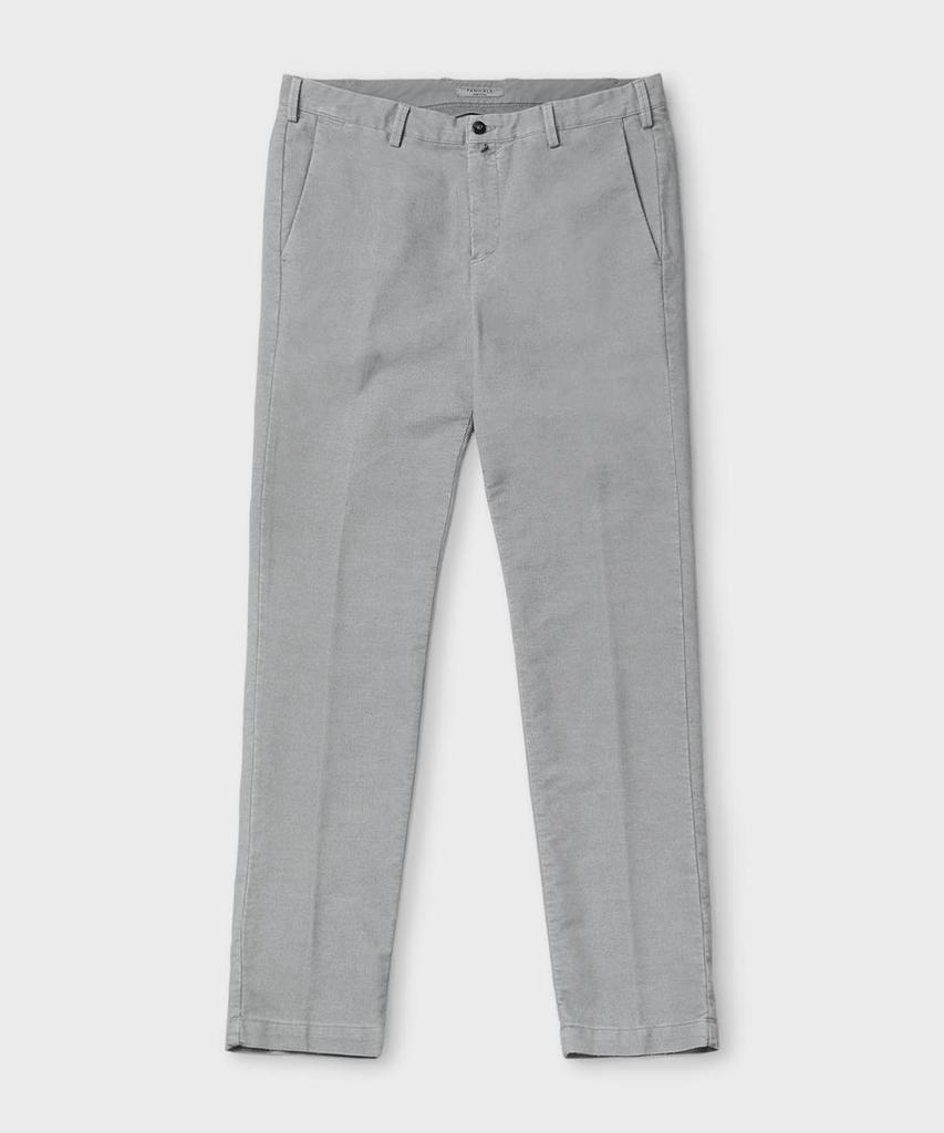 PANICALE Regular Slim Fit Corduroy Pants [Gray]