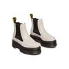 New Dr.Martens Audrick Nappa Leather Platform Chelsea Boots 'Cobblestone Grey' Women's