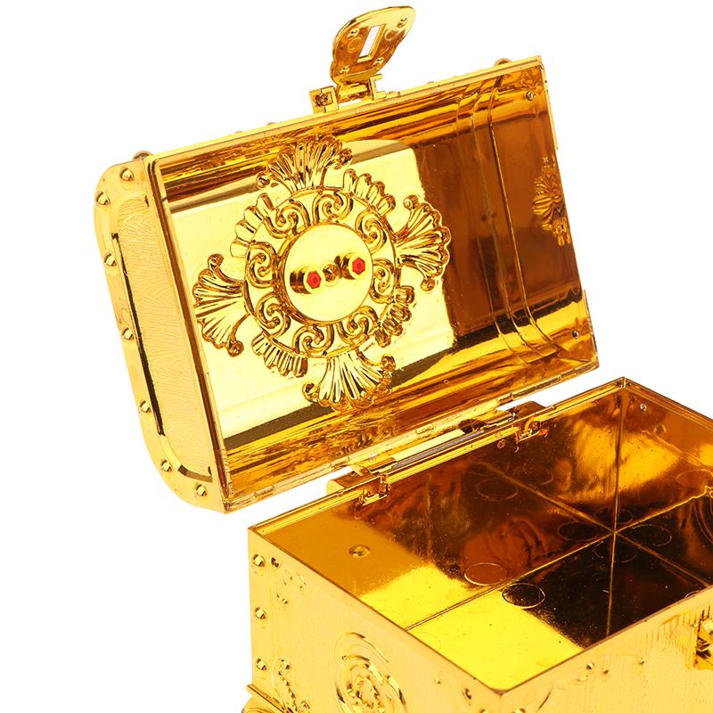 Pirátská truhla s pokladem Dekorace Dobrodružná krabička s pokladem se zámkem Hračky pro kluky holky Děti Ceny Děti Praktické dárky