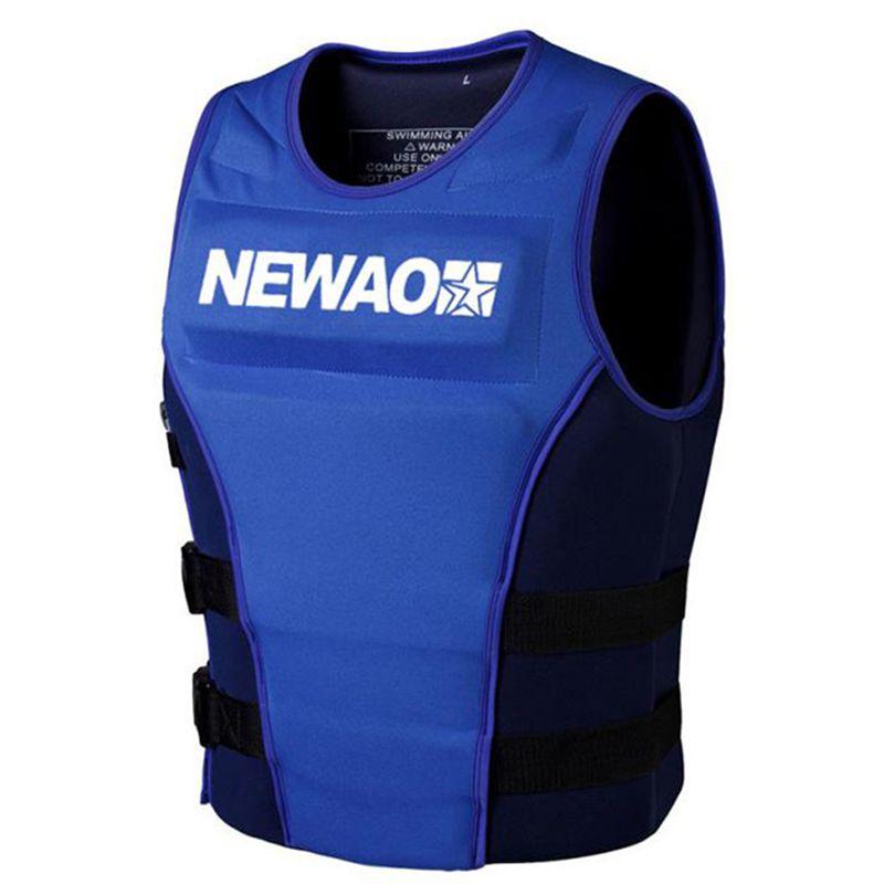 Durable Buoyancy Foam Filled Adult Life Jacket With Adjustable Belt And Smooth Zipper