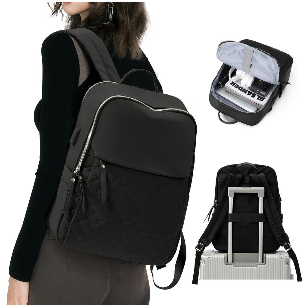 2024 New Women Backpacks Travel Fashion Daypack Lightweight Schoolbag Nylon Shoulder Bag Ladies Casual Handbag Laptop Backpacks