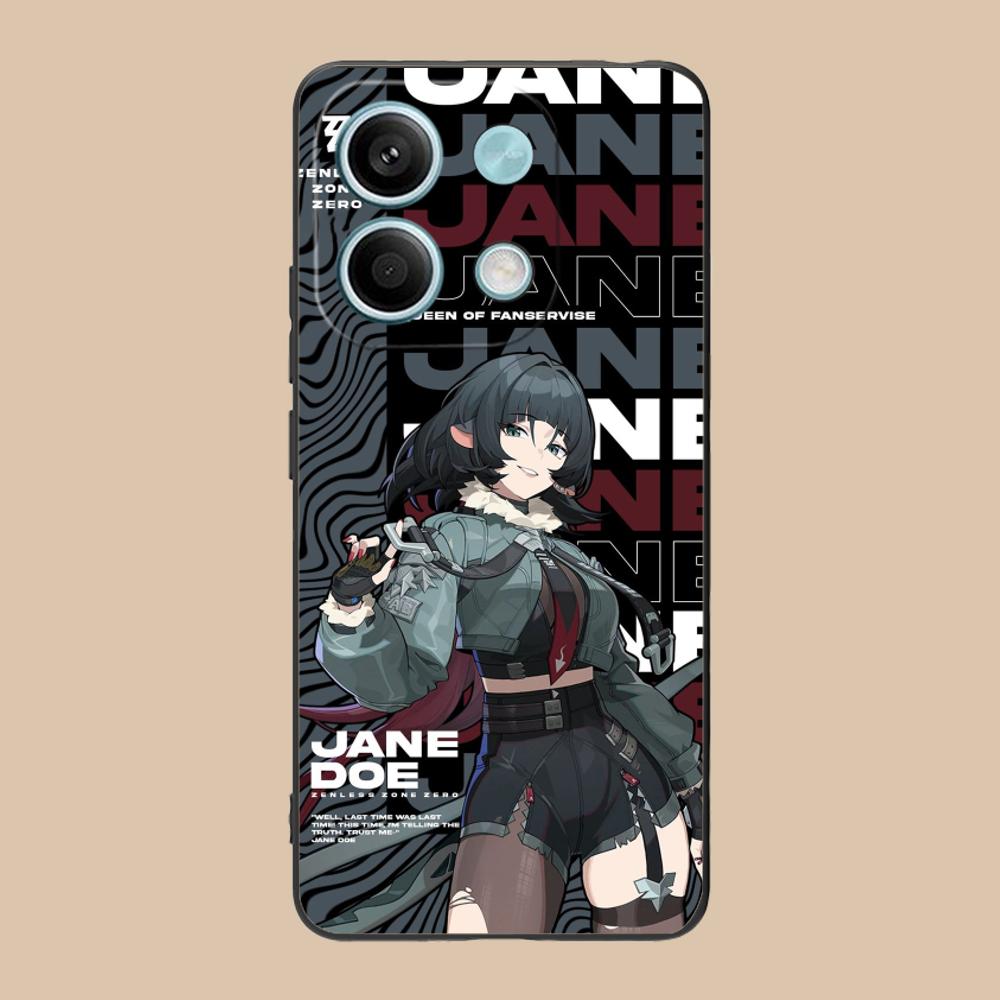 

ZZZ Чехол для телефона Jane Doe для POCO M7 M6 M5 M4 M3 X7 X6 X5 X4 X3 Pro GT 5G Мягкий ударопрочный чехол из ТПУ Poco X3 GT