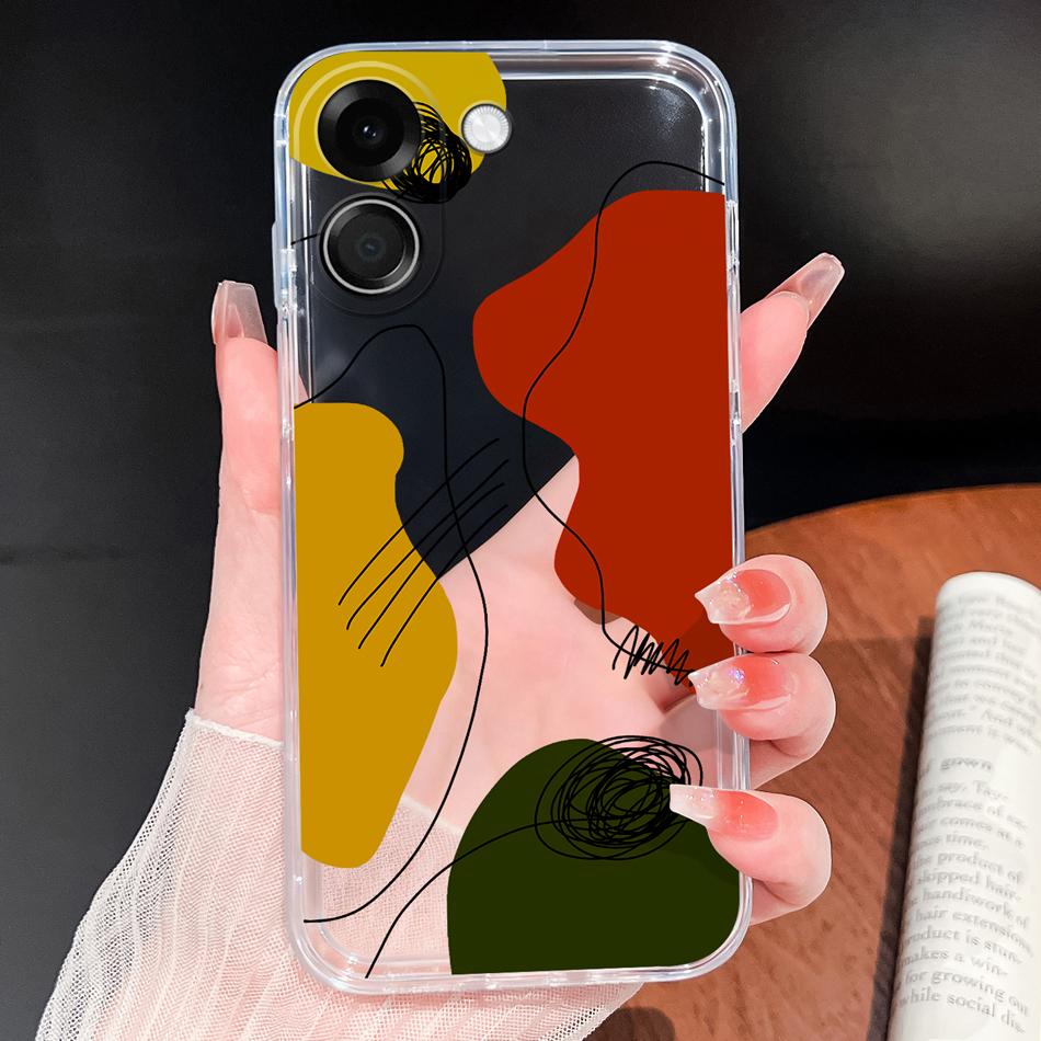 For Poco X8 Pro Max 5G Phone Case Leisure Style Soft Cover Transparent Silicone Funda For Poco X 8 Lightweight Anti Drop Bumper