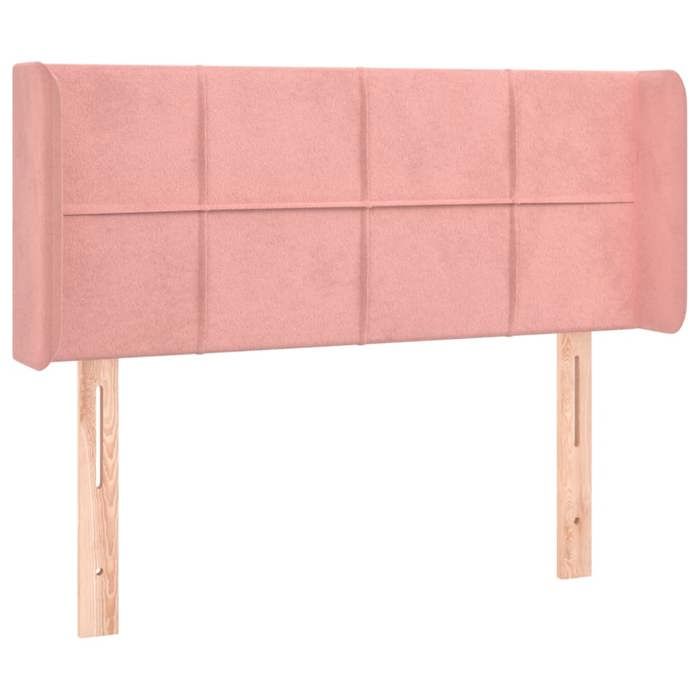 VidaXL LED Headboard Bedroom Furniture Single Bed Accessory Headboard Bed Frame Interior Pink 3123277