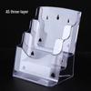 A4 Acrylic Three-Layer Brochure and Leaflet Display Stand