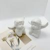 Atmosphere Angel Statues Sculpture Modern Ceramic Angel Ornamen Wedding Home Decorative