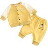 Spring Boys Stylish Two-Piece Outfit: Infant and Toddler Back Dog Design
