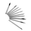 10 Stück Metallstanze Lederlocher Lochset Hohlgürtel Handwerkzeug 0,5 5 mm