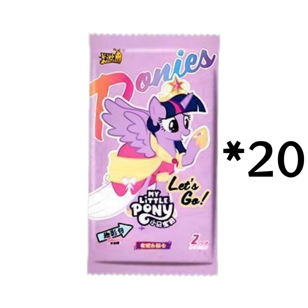 My Little Pony Complete Fun Shadow Set Box Applejack Fluttershy Rare Collection CR Prerelease Card Card