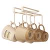 Wall-Mounted High-Grade Cup Storage Shelf: Coffee & Tea Cup Hanging Holder