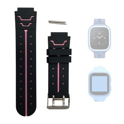 Correa de Reloj para Niños Ancho 16mm Correa de Reloj Correa de Reloj para Niños Repuesto Correa de Reloj Bicolor Accesorio de Reloj para Niño y Niña