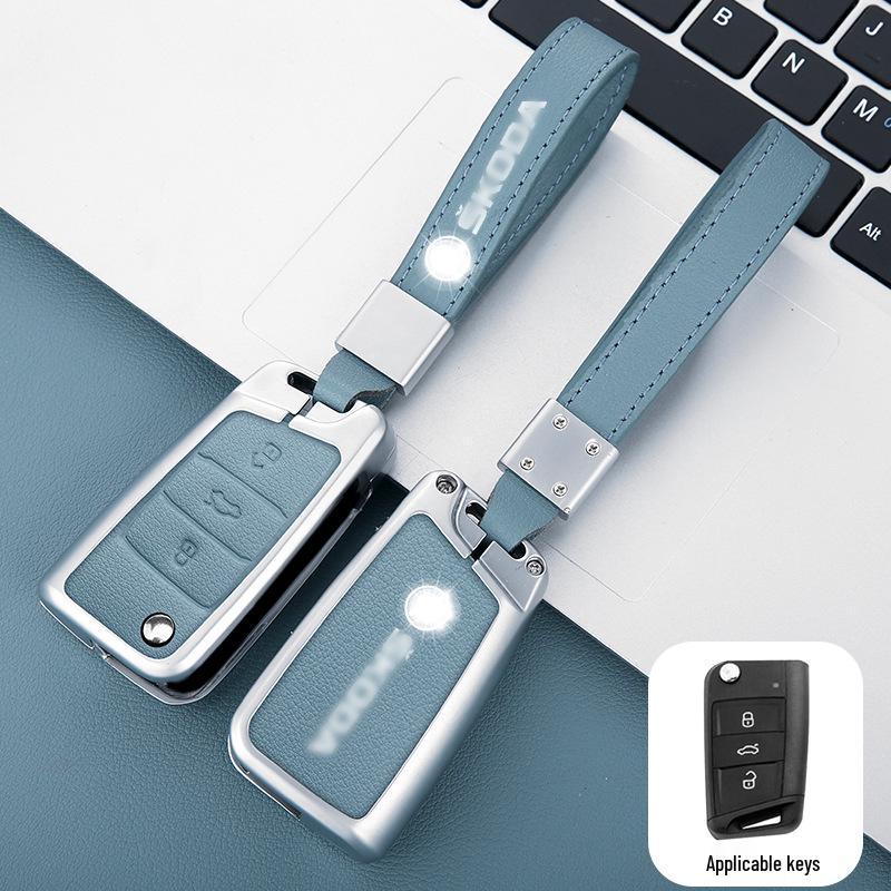Skoda Key Cover for 23 Models: Octavia, Rapid, Superb, Fabia, Karoq, Spaceback, Hao Rui, Kodiaq, Kamiq
