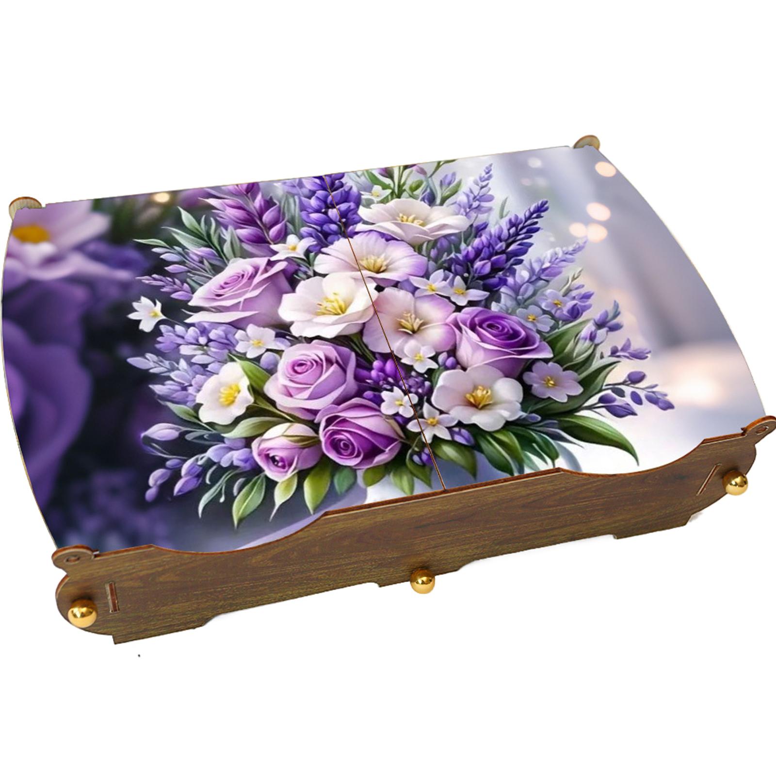 

Animal Pattern DIY Diamond Art Storage Case Dustproof Diamond Art Painting Storage Box Kit Double-Open Lid Home Decor Gift