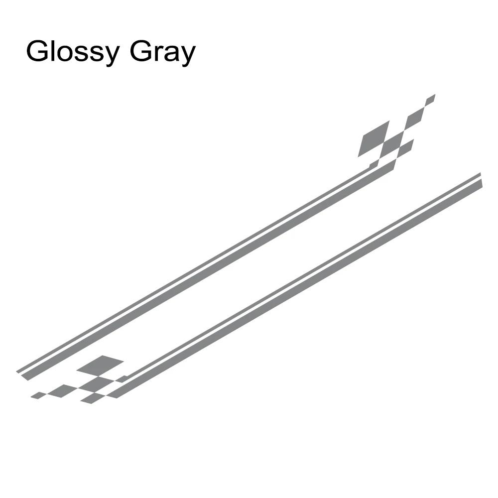 2PCS Racing Style Car Side Door Skirt Stickers For Renault Clio RS R.S. 18 4 5 2012-2025 Auto Tuning Vinyl Decals Accessories