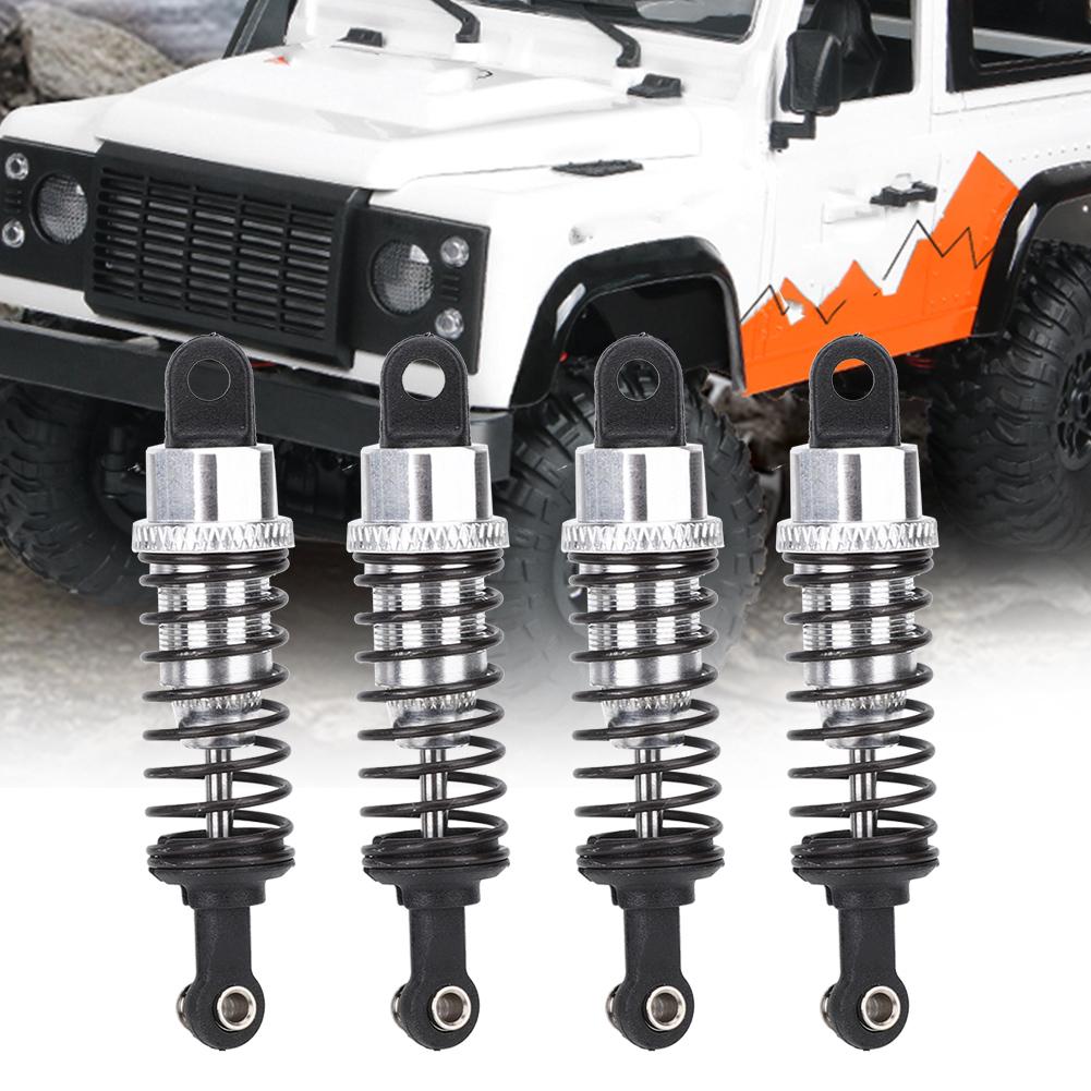 Metal Shock Damper Fit for MN D90 MN99 MN91 FJ45 RC Model Car Upgrade Accessories(Silver MN014S