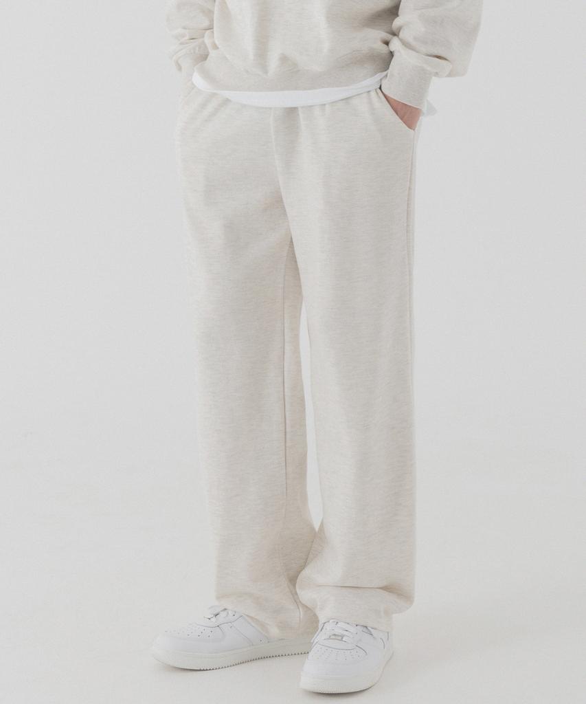PIANER Essential Semi-Wide Sweatpants (Oatmeal)