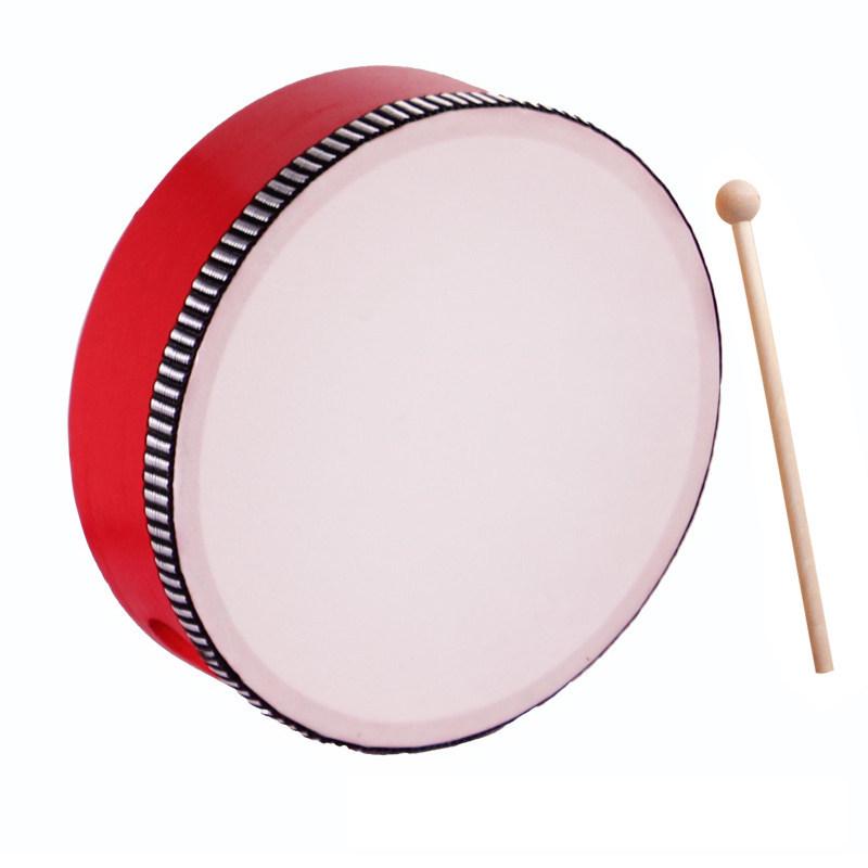 Синьцзянский танец Двусторонний ручной барабан: Детский тамбурин из овчины Orff