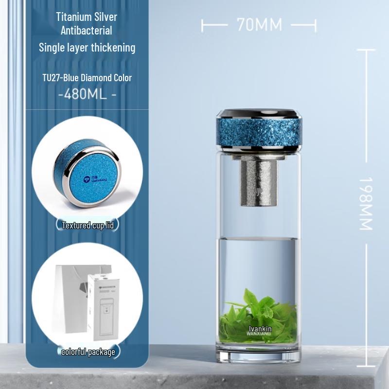 Wànxiàng Antibacterial Portable Glass Cup