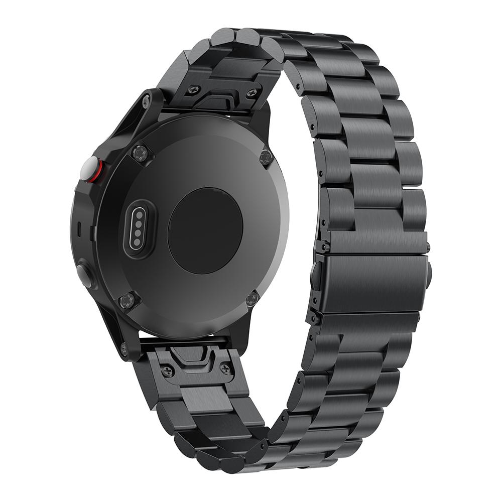 Nerezový řemínek pro Garmin Fenix 5 5S/5X Plus/6S 6X Pro/Forerunner 945 Řemínek 22MM Náramek Rychloupínací Kovový Pásek na Hodinky Correa