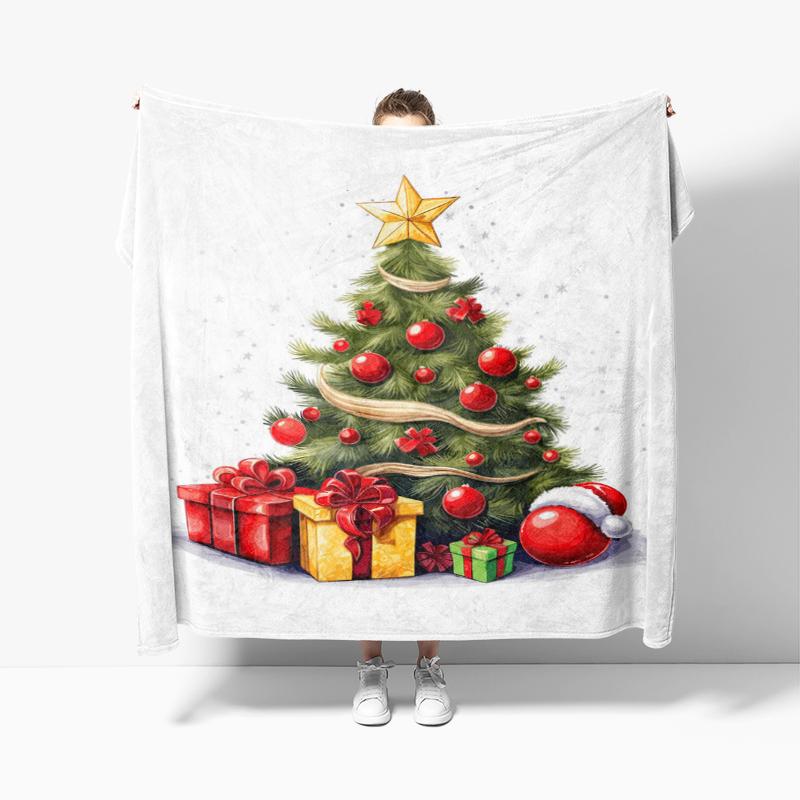 Wohndekoration Plüsch Überwurf Sofadecke Tagesdecke Bett flauschig weiche Decken Dekor Plaid Modern Halloween Frohe Weihnachten Winter