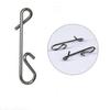 Stainless Steel Fishing Tackle: Strong Quick Connector, Hook, Ring, Swivel, and Pin Set for Sea Fishing.