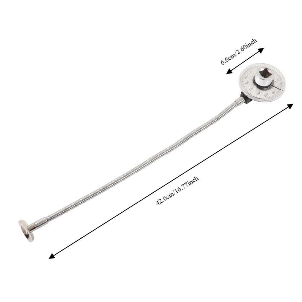 360 Degrees Wrench Angle Gauge 1/2 Inch Drive Angle Gauge Meter Maintenance Technician