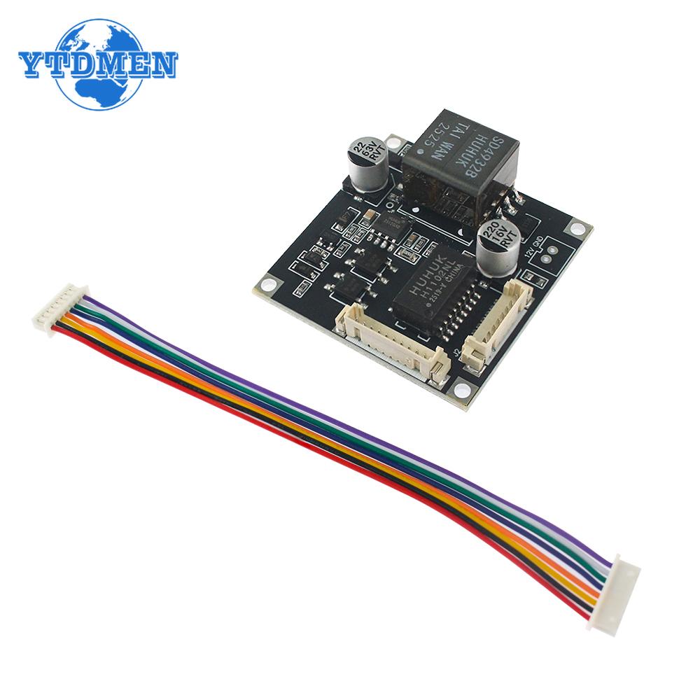 

1set PoE Module Board for Security CCTV Network IP Cameras Power Over Ethernet Module IEEE802.3af 12V1.5A Output 18W 48V To 12V чорний