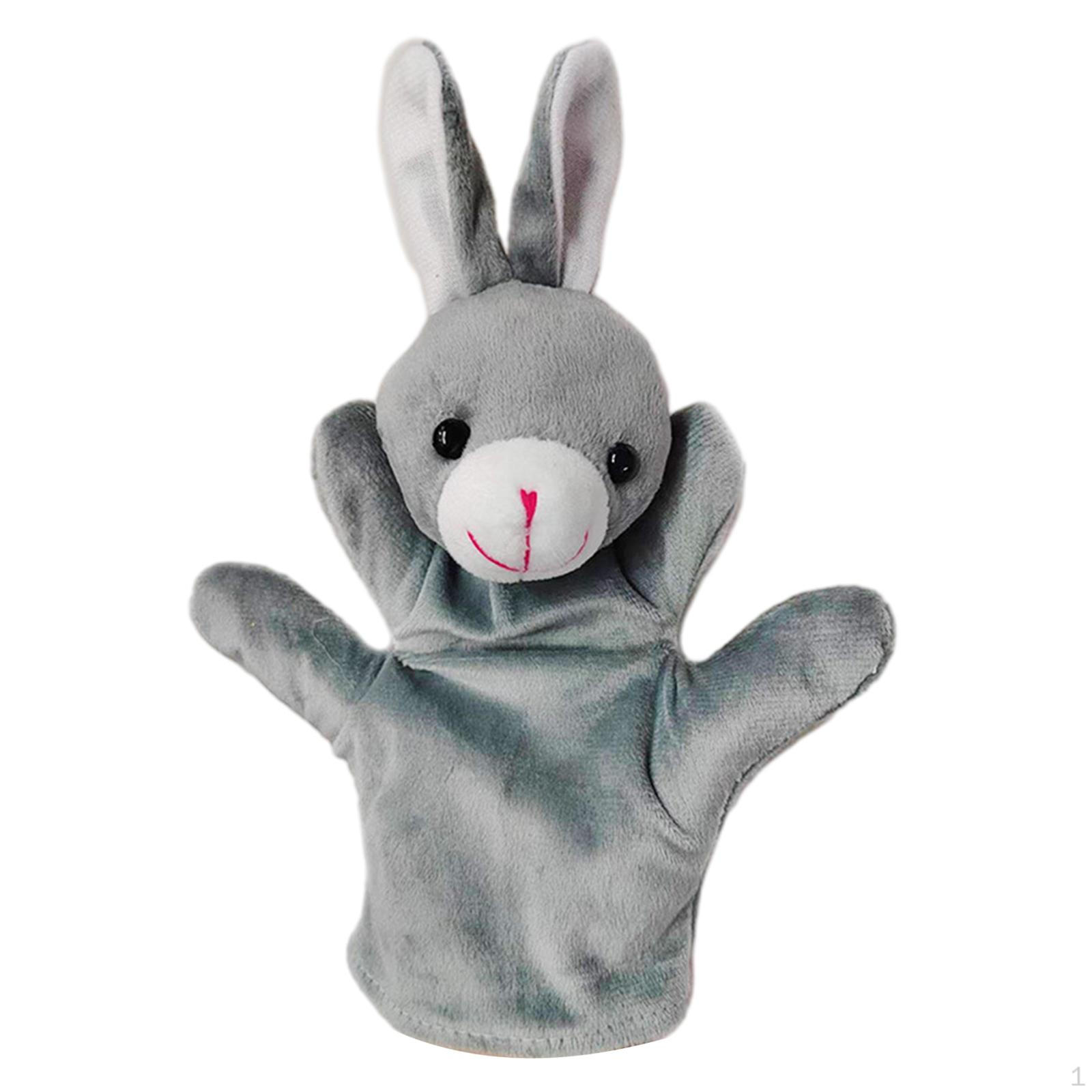 

Hand Puppets Animals Finger Puppet Gloves Toys Plush Educational Toy for rabbit