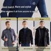 SEPTWOLVES Men's 100% Cotton Half-High Collar Thermal Underwear Set