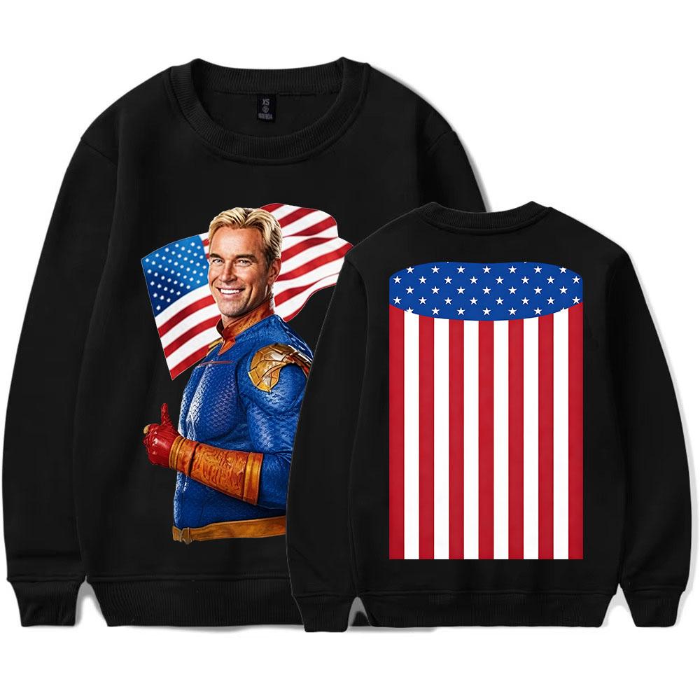 

The Boys Season 5 Cosplay Sweatshirt Loose Long Sleeve O-neck Mens Pullovers Graphic Print Merch Unisex Streetwear M