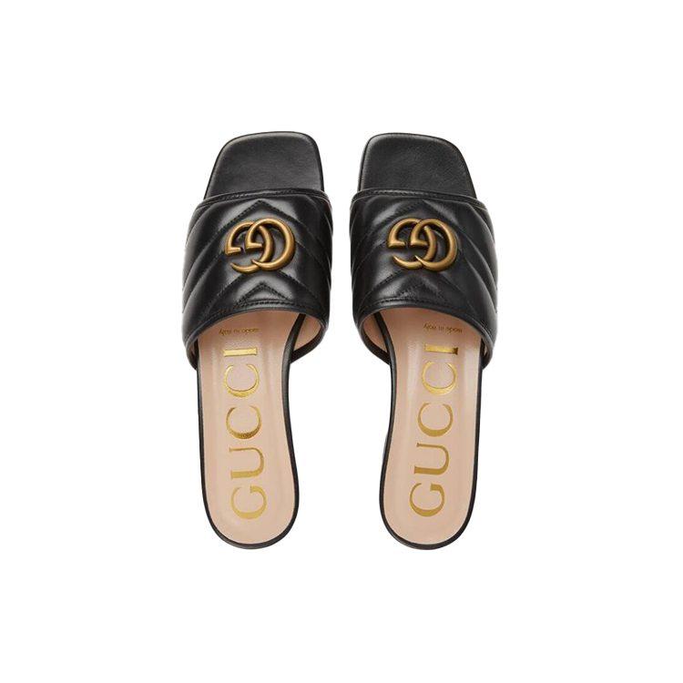 Gucci Slide Slippers Women's Black 646169 BKO60 1000