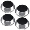 Negues Radnabenkappen, 65 mm Bohrungsdurchmesser, 60 mm, 4 Stück, Universal, Erhältlich in 8 Farben, Chrom & Klavierlack