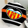 Valencia Logo Print Automatic Umbrella, 8 Rib Iron Frame, Plastic Handle, Suitable for Outdoor Travel &Daily , Ideal Gift