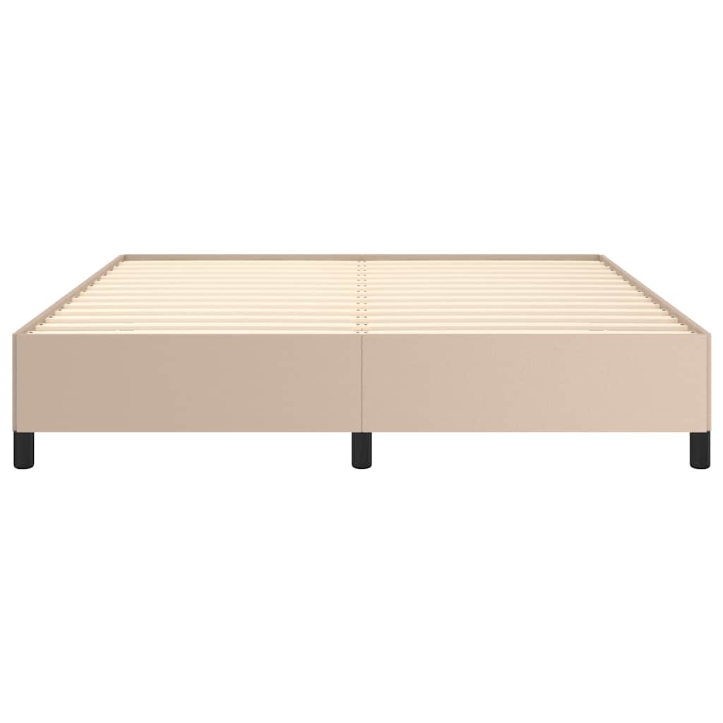 Bed Frame Cappuccino Brown 180x200 cm Faux Leather