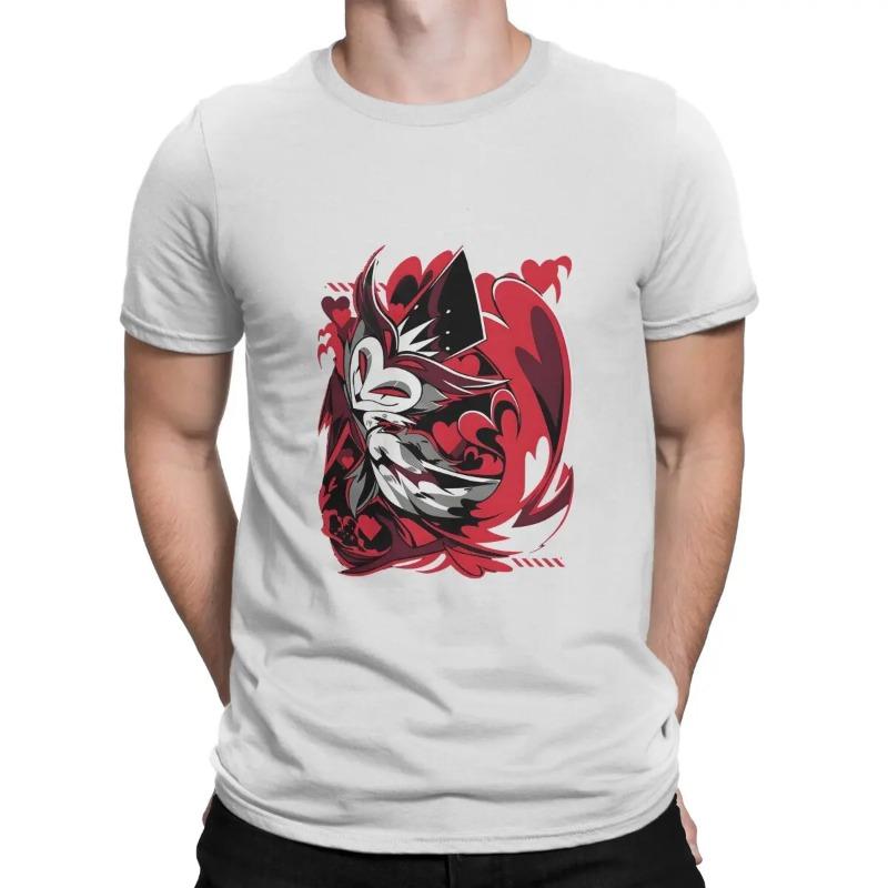 Helluva Boss Men's TShirt Stolas Distinctive T Shirt Graphic Sweatshirts Trend Shirt