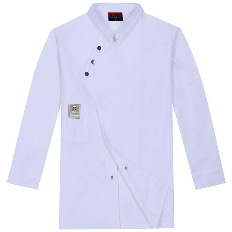 

Мужская поварская форма с коротким рукавом - Дышащая, Легкая для Лета в Кейтеринге и Ресторанных Кухнях M