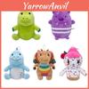 Moriah Elizabeth Deep Dinosaur Plush Toy Puppet Children's Gift Customized Short Plush Animal Filled Pp Cotton