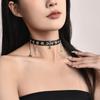 Punk Dark Vintage Cross Necklace Female Choker Collar Collar Sweet Cool Babes Collarbone Chain