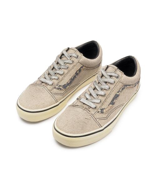 Vans Old Skool - (Lona para Enrolar Bebê) Bege:Preto VN000CP5EBS1