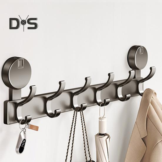 Saugnapf-Türhaken Badezimmer-Handtuchhalter Starke Tragkraft Rostfrei Einfache Installation Multifunktionaler Handtuchhalter Duschhaken