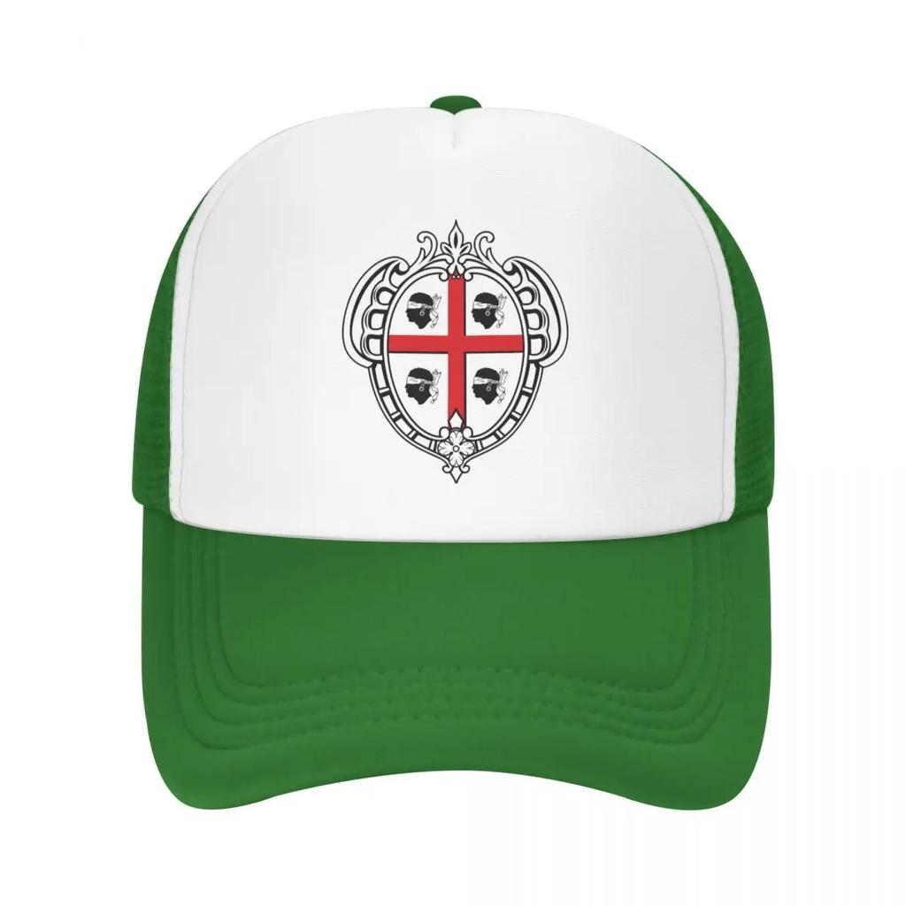 Custom Punk Coat Of Arms Of Sardinia Flag Baseball Cap Adjustable Italy Sardegna Trucker Hat PerforUnisexce Snapback Dad Hat
